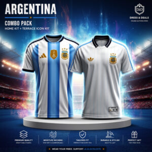 Argentina 2026 World Cup Jersey Home & Tarrace